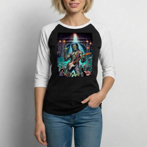 Monster Mosh 2024 Tour Frankie Guitar #DF-001 - Unisex Baseball T-Shirt