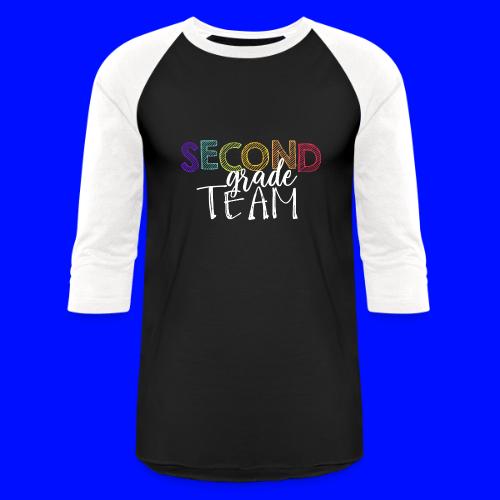 Second Grade Team Grade Level Team Teacher T-Shirt - Unisex Baseball T-Shirt