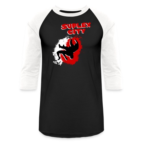 Suplex City (Womens) - Unisex Baseball T-Shirt
