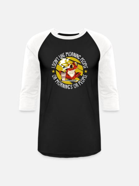 Poison Frog - Unisex Baseball T-Shirt - black/white