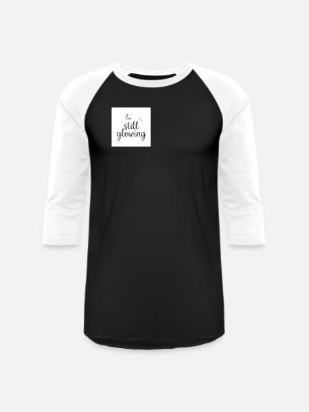 Still Glowing - Unisex Baseball T-Shirt - black/white