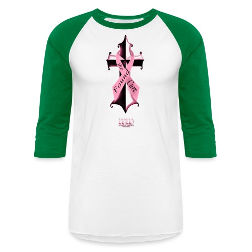 Found The Cure (4 breast cancer) - Unisex Baseball T-Shirt