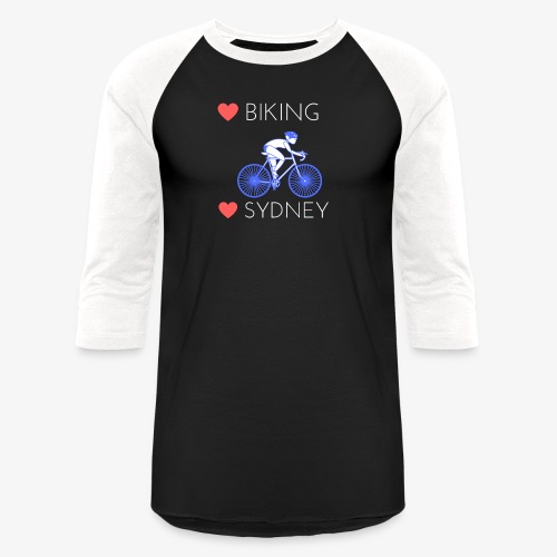 Love Biking Love Sydney tee shirts - Unisex Baseball T-Shirt