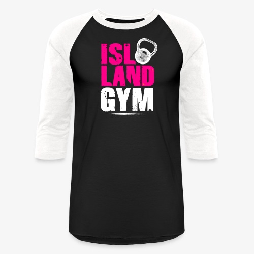 Island Gym 2 pink color IG - Unisex Baseball T-Shirt