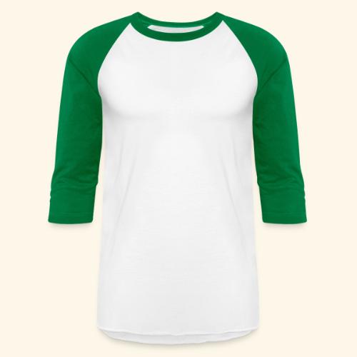 white logo - Unisex Baseball T-Shirt