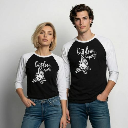 outdoor expert - Unisex Baseball T-Shirt