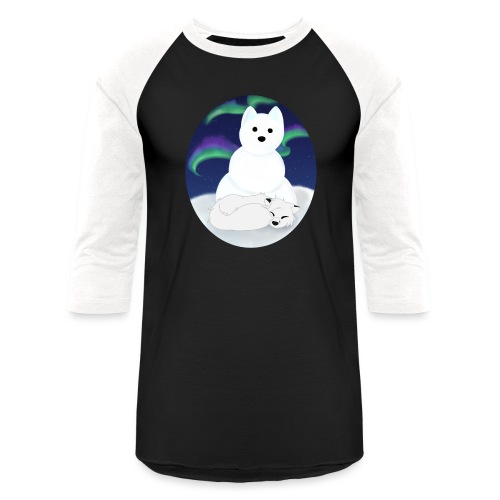 Arctic Aurora - Unisex Baseball T-Shirt