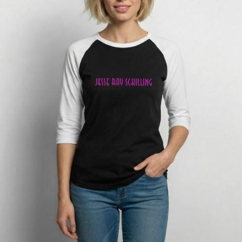 jesse ray schilling text logo - Unisex Baseball T-Shirt