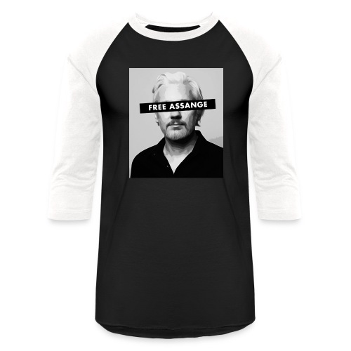 Free Julian Assange - Unisex Baseball T-Shirt
