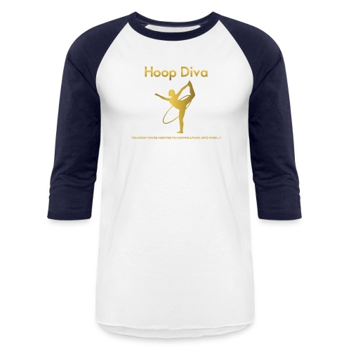 Hoop Diva 2 - Unisex Baseball T-Shirt