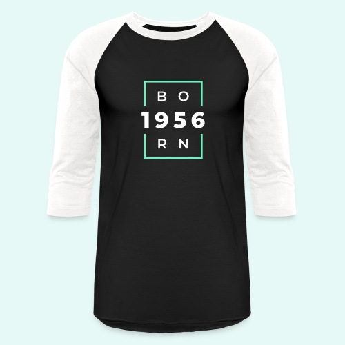 Born in 1956 - Unisex Baseball T-Shirt