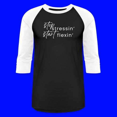not gym therapy 1 - Unisex Baseball T-Shirt