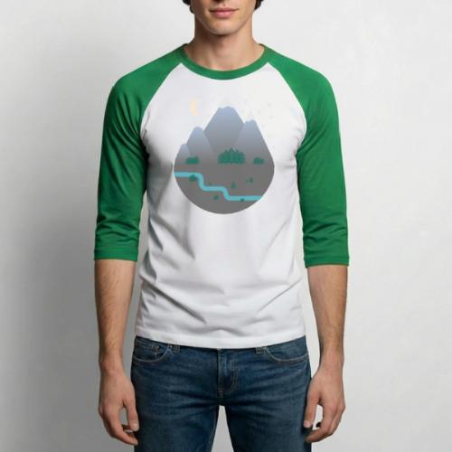 Geo Art - Unisex Baseball T-Shirt