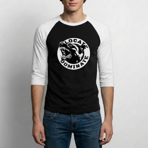 LOCATE DOMINATE - Unisex Baseball T-Shirt