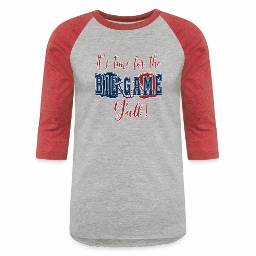 Big Football Game Y'all TB KC Sunday Championship - Unisex Baseball T-Shirt