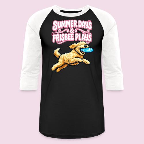 Summer Days & Frisbee Plays - Unisex Baseball T-Shirt