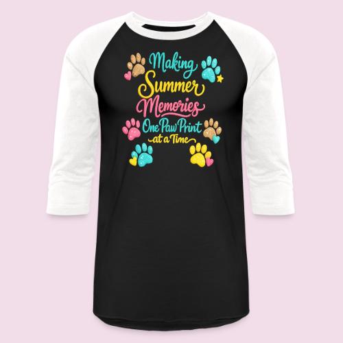 Making Summer Memories Faux Embroidery - Unisex Baseball T-Shirt
