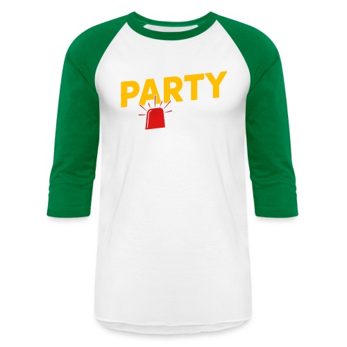 Party Hard - Unisex Baseball T-Shirt