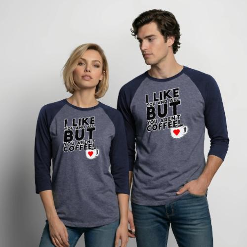 I like you, but... - Unisex Baseball T-Shirt