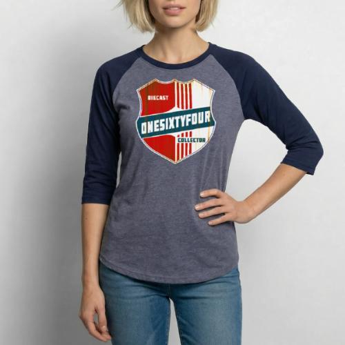 One Sixty Four -- vintage auto inspired design - Unisex Baseball T-Shirt