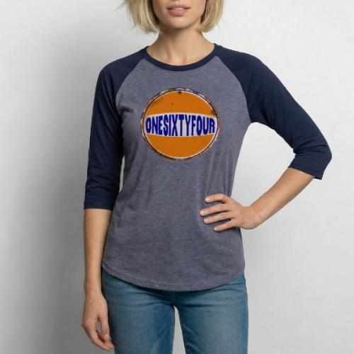 One Sixty Four --vintage auto inspired orange - Unisex Baseball T-Shirt