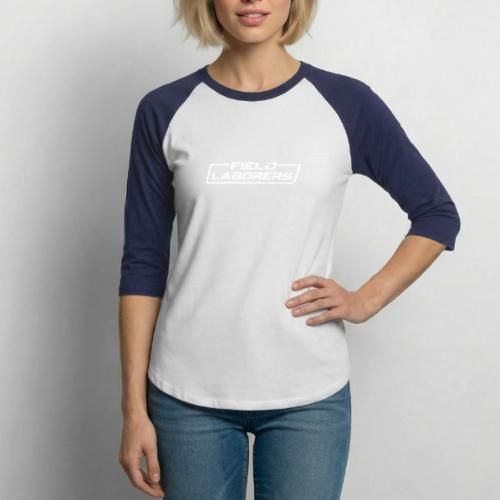 Field Laborer design in white color - Unisex Baseball T-Shirt