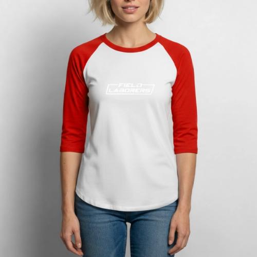 Field Laborer design in white color - Unisex Baseball T-Shirt