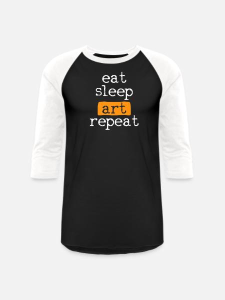 Artist - Unisex Baseball T-Shirt - black/white