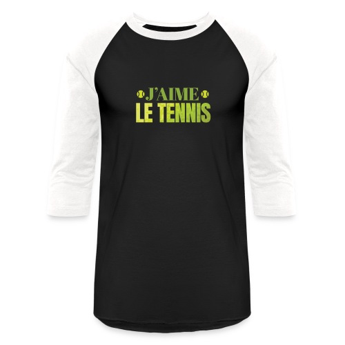Tennis lover french - Unisex Baseball T-Shirt