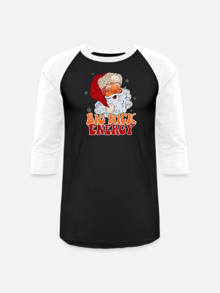 Big Nick Energy - Unisex Baseball T-Shirt - black/white