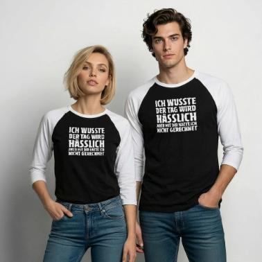 "Nein" German No Saying Funny Vintage T-Shirt - Black, Unisex, Cotton Blend, Machine Wash - View #13