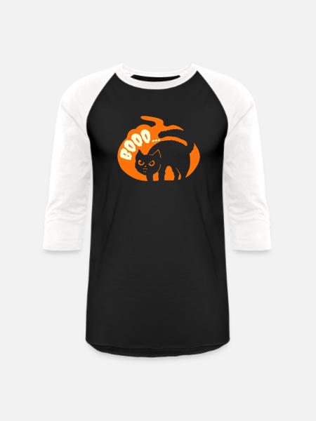 Cat Funny - Unisex Baseball T-Shirt - black/white