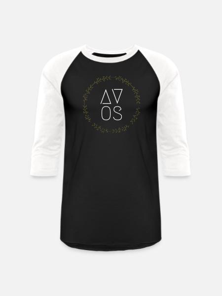 Avos - Unisex Baseball T-Shirt - black/white