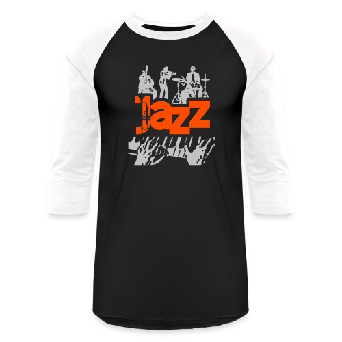 Jazz Band Bassist, Trumpeter, Drummer, Pianist - Unisex Baseball T-Shirt