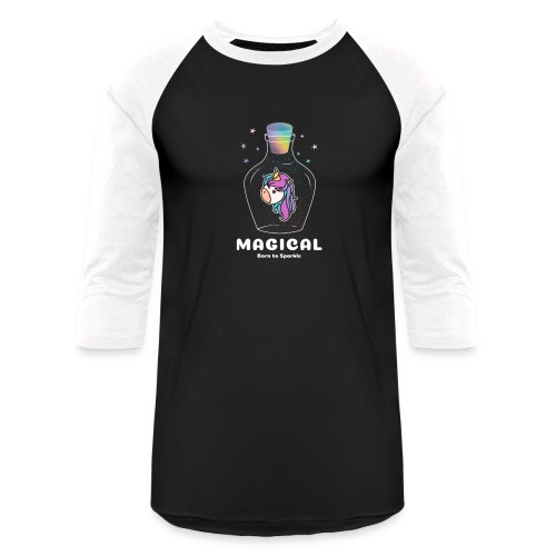 magical bottle design - Unisex Baseball T-Shirt