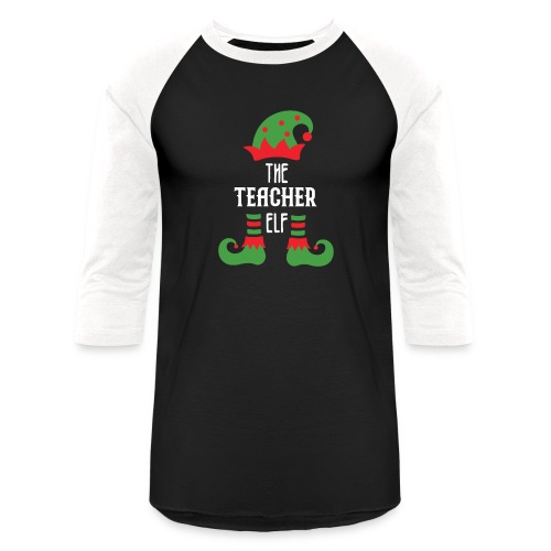 Teacher Elf Family Matching Christmas Group Gift P - Unisex Baseball T-Shirt