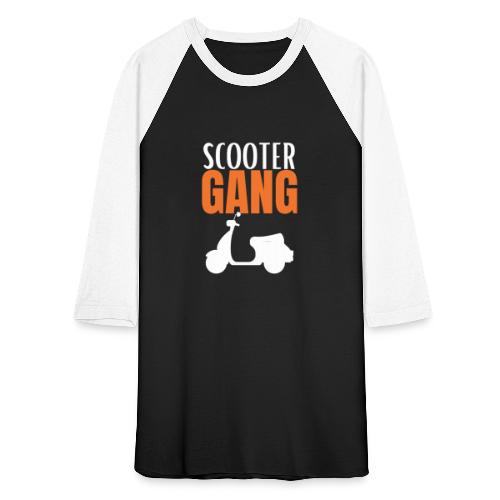 Funny Scooter Gang Motorbikes Riders Lovers - Unisex Baseball T-Shirt