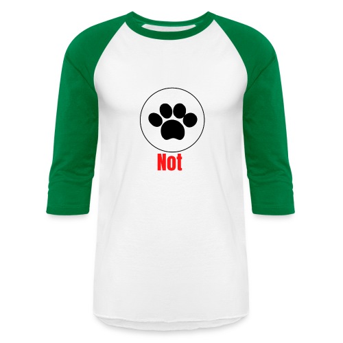 Emotional Support Human Do Not Pet Dog Service - Unisex Baseball T-Shirt
