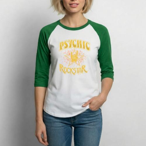 Psychic Rockstar - Unisex Baseball T-Shirt