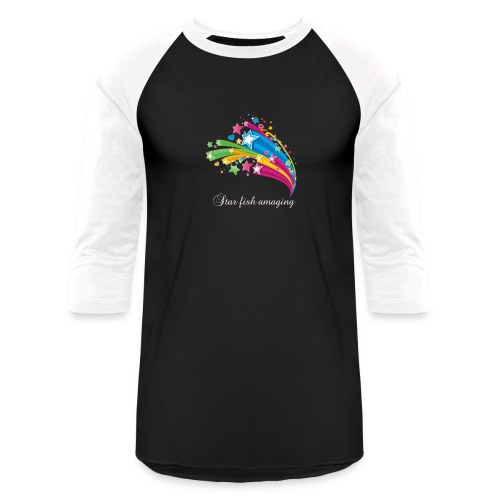 STAR FISH AMAZING - Unisex Baseball T-Shirt