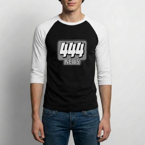 444 News Logo - Unisex Baseball T-Shirt