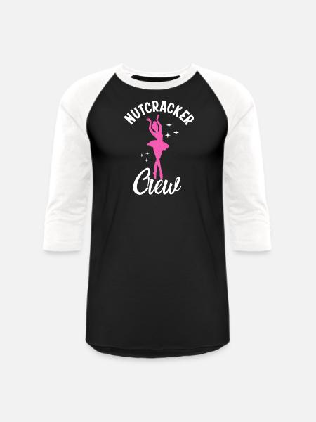Nutcracker Crew - Unisex Baseball T-Shirt - black/white