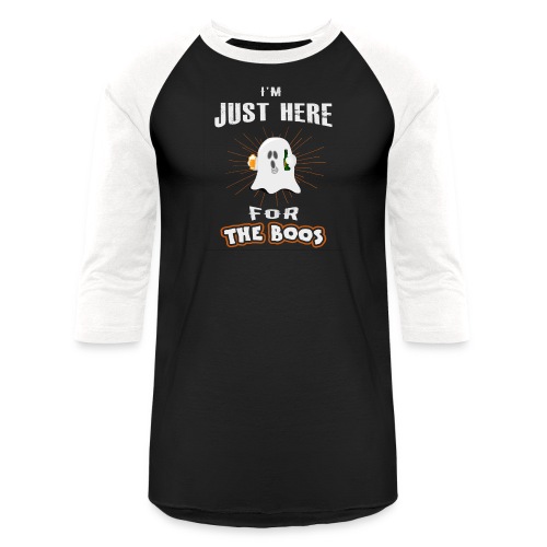 I'm Just Here For The Boos Halloween Beer Gift - Unisex Baseball T-Shirt