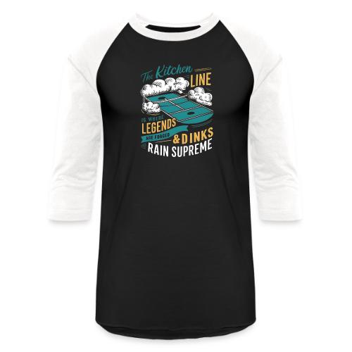 Fear the Dinker: Conquer the Kitchen - Unisex Baseball T-Shirt