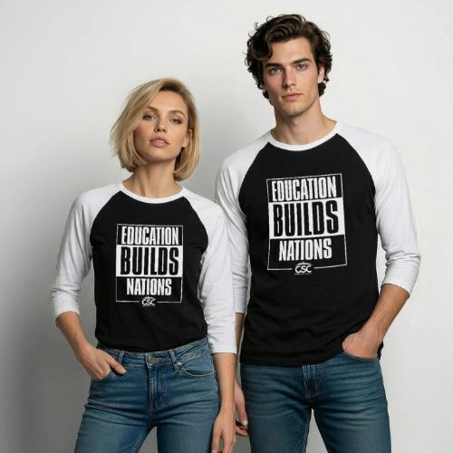 EBN white - Unisex Baseball T-Shirt