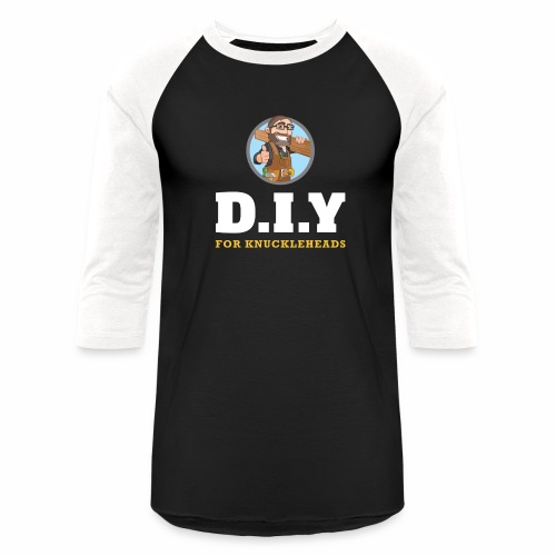 DIY For Knuckleheads Logo. - Unisex Baseball T-Shirt