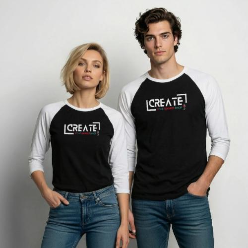 Create at the Shard Shop - Unisex Baseball T-Shirt