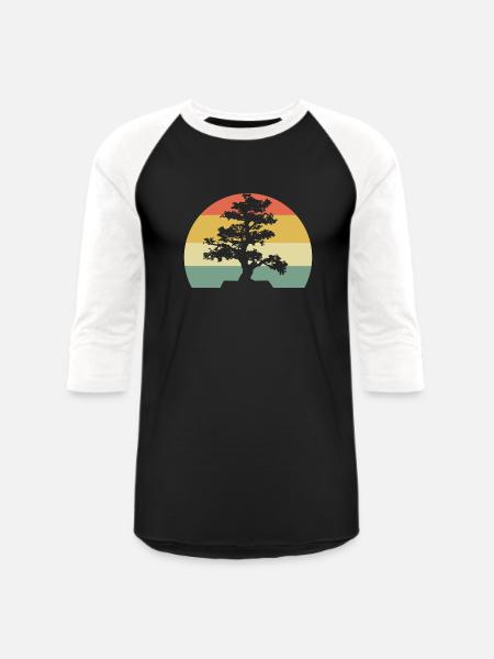 Bonsai Master Bonsai Enthusiast - Unisex Baseball T-Shirt - black/white