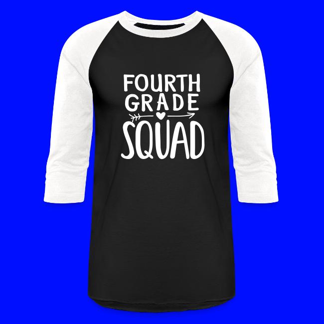 Fourth Grade Squad Teacher Team T-Shirts