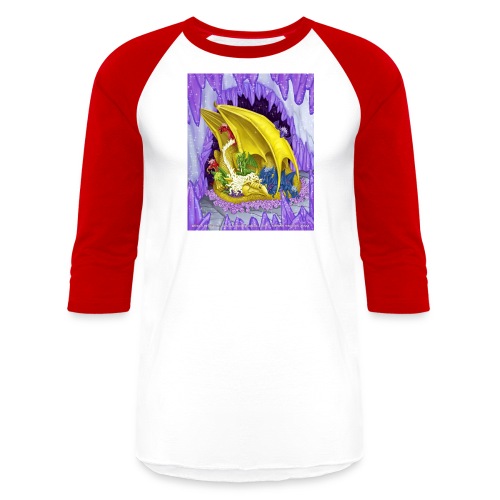 Mama Dragon - Unisex Baseball T-Shirt